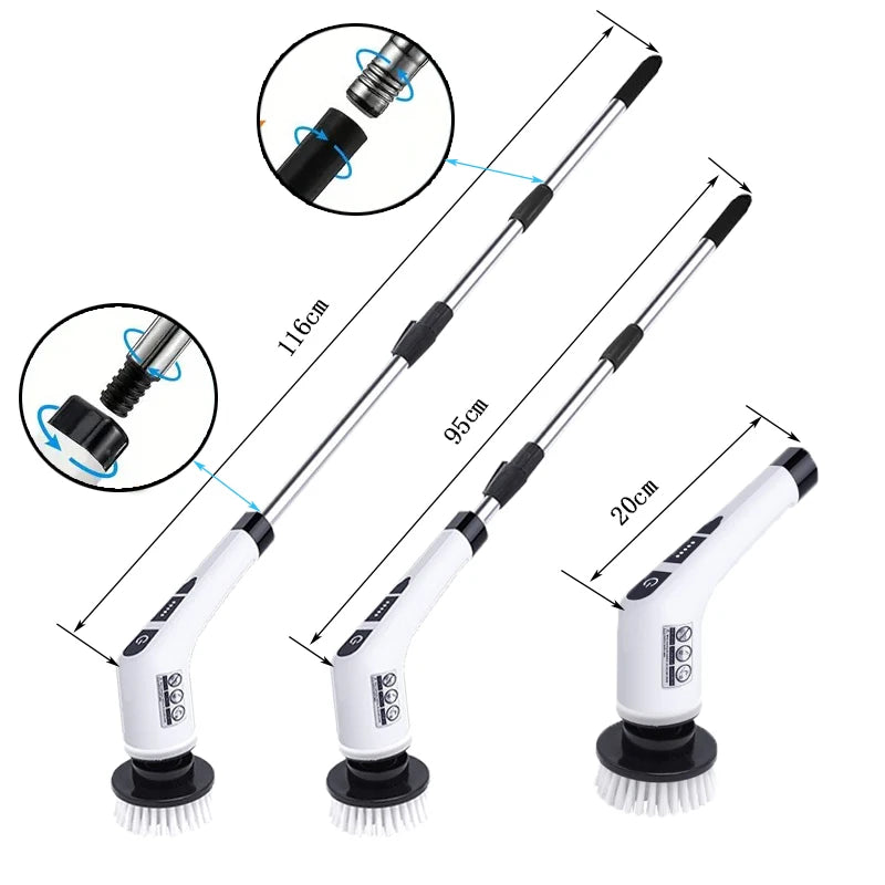 🔥 Promoção Com 48% OFF - Escova Elétrica 7 em 1 Para Limpeza Profunda UltraClean©