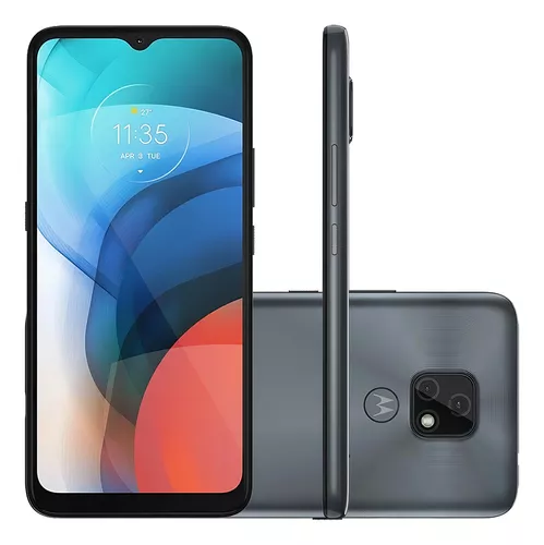 Smartphone Motorola Moto E7 PLUS 32GB - 4G Octa-Core 2GB RAM 6,5” Câm. Dupla + Selfie 5MP
