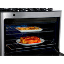 Fogão Consul 5 Bocas CFS5VAR com Trempe de Ferro Fundido com Mesa de Vidro Bivolt - Inox