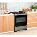 Fogão Consul 5 Bocas CFS5VAR com Trempe de Ferro Fundido com Mesa de Vidro Bivolt - Inox