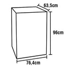 Fogão Consul 5 Bocas CFS5NAR com Botões Removíveis Bivolt - Inox