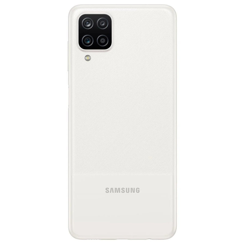 Smartphone Samsung Galaxy A12 Plus Branco 64GB, Tela Infinita de 6.5", Câmera Quádrupla, Bateria 5000mAh, 4GB RAM e Processador Octa-Core