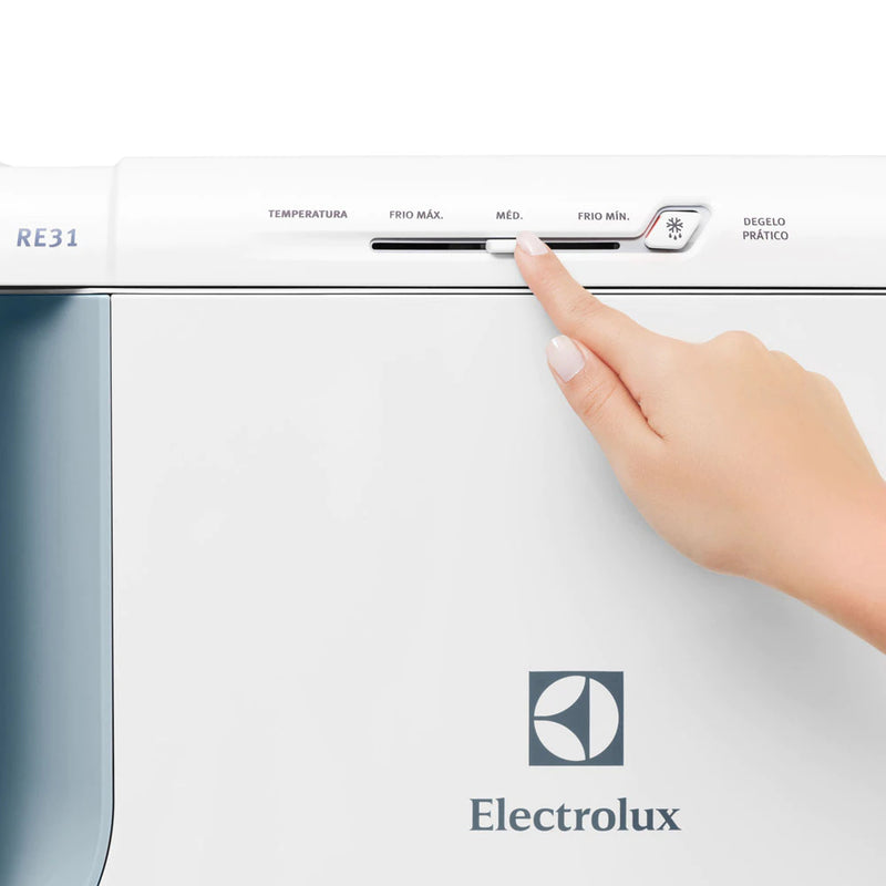 Geladeira Electrolux Degelo Prático RE31 com Controle de Temperatura 240L- Branco / 220