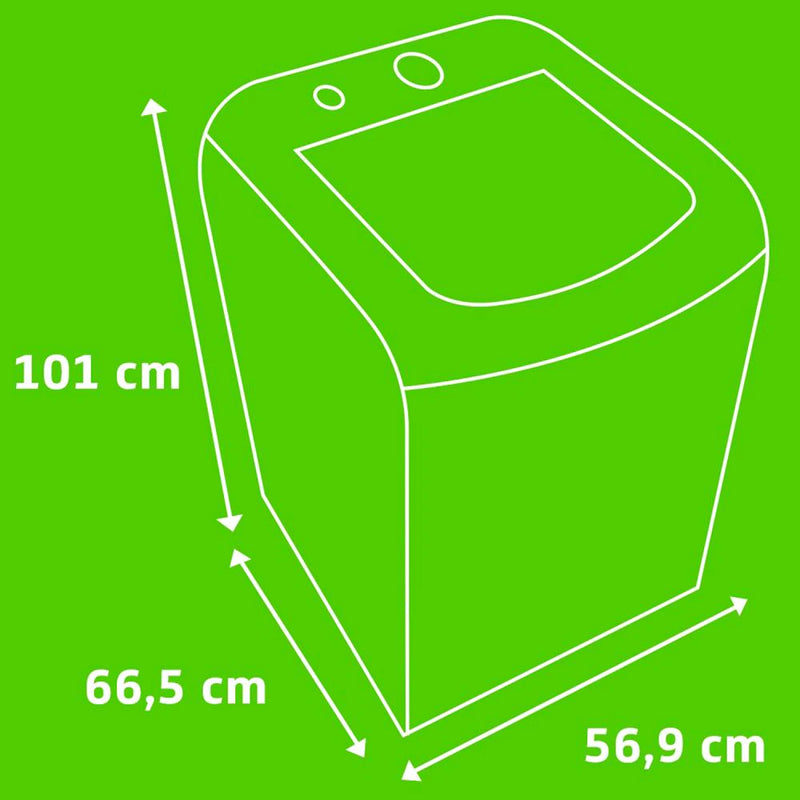 Lavadora de Roupas Consul CWB09AB com Ciclo Edredom Dual Dispenser Dosagem Extra Econômica 9Kg - Branca