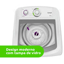 Lavadora de Roupas Consul CWB09AB com Ciclo Edredom Dual Dispenser Dosagem Extra Econômica 9Kg - Branca